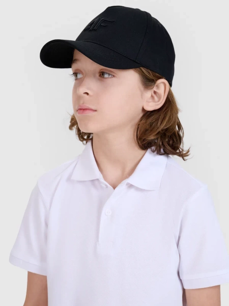 Koszulka dziecięca polo 4F 4FJWMM00TPTSU513-10S