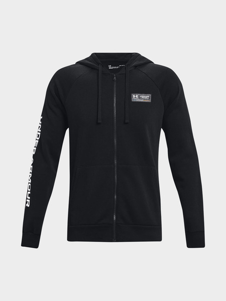Bluza męska z kapturem rozpinana Under Armour Rival Fleece 1370344-001
