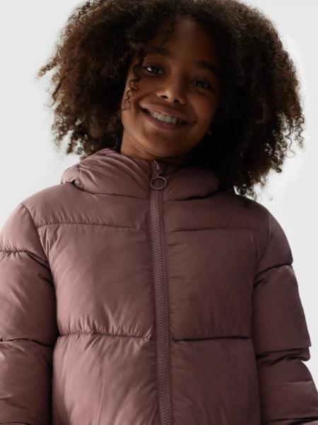 Kurtka dziecięca zimowa puchowa 4F 4FJAW23TDJAF268-82S