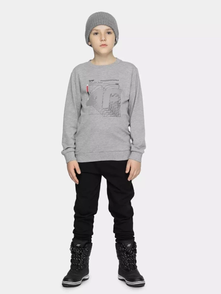 Spodnie dresowe dziecięce 4F 4FJAW22TTROM312-20S