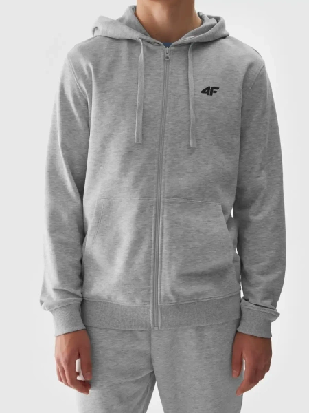 Bluza męska z kapturem rozpinana 4F 4FWSS24TSWSM0951-27M 
