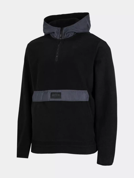 Bluza męska z kapturem rozpinana polarowa 4F H4Z22-PLM011-20S