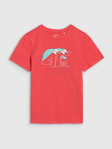 Koszulka dziecięca 4F 4FJWSS25TTSHM1917-63S