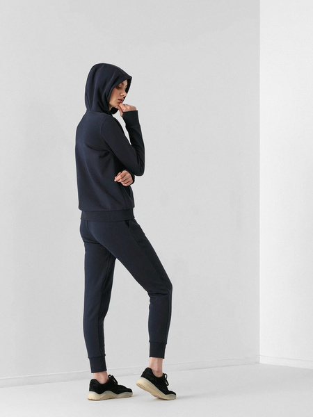Bluza damska z kapturem rozpinana 4F NOSH4-BLD353-31S