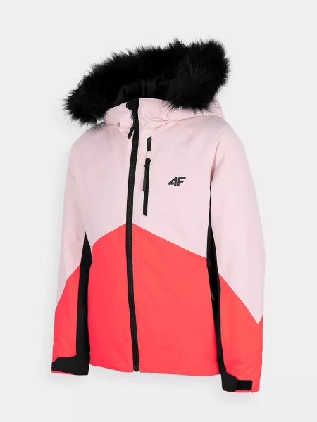 Kurtka dziecięca zimowa narciarska 4F HJZ22-JKUDN003-56S