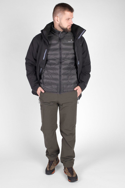 Spodnie męskie trekkingowe BERGSON ASEN 4W ARMY GREEN