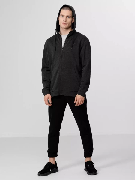Bluza męska z kapturem rozpinana 4F H4Z22-BLM353-23M