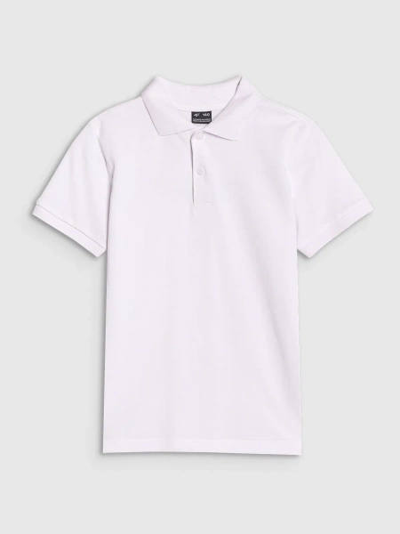 Koszulka dziecięca polo 4F 4FJWMM00TPTSU513-10S