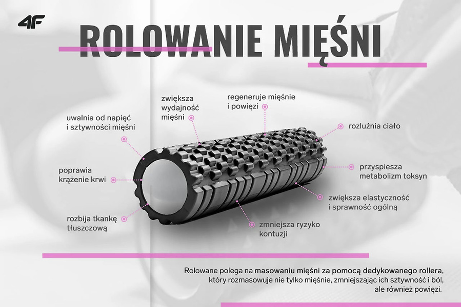 Roller do masażu 4F H4L22-AKS006-56S