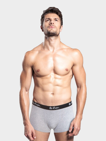 Bokserki męskie LEE COOPER 2-PACK 9505 GREY/BLACK 