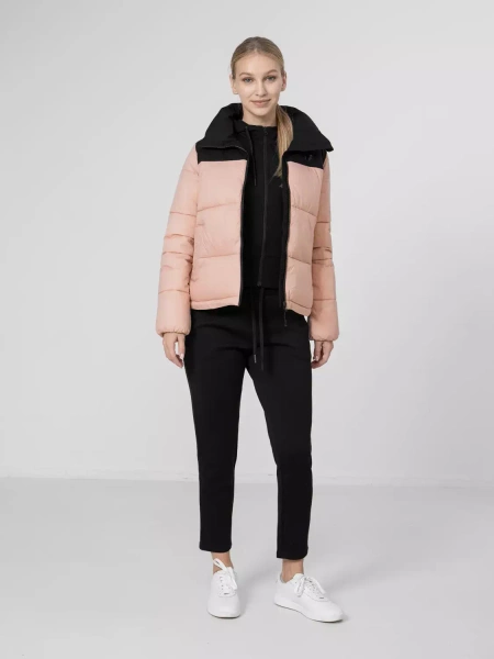 Kurtka damska zimowa puchowa 4F H4Z22-KUDP014-65S