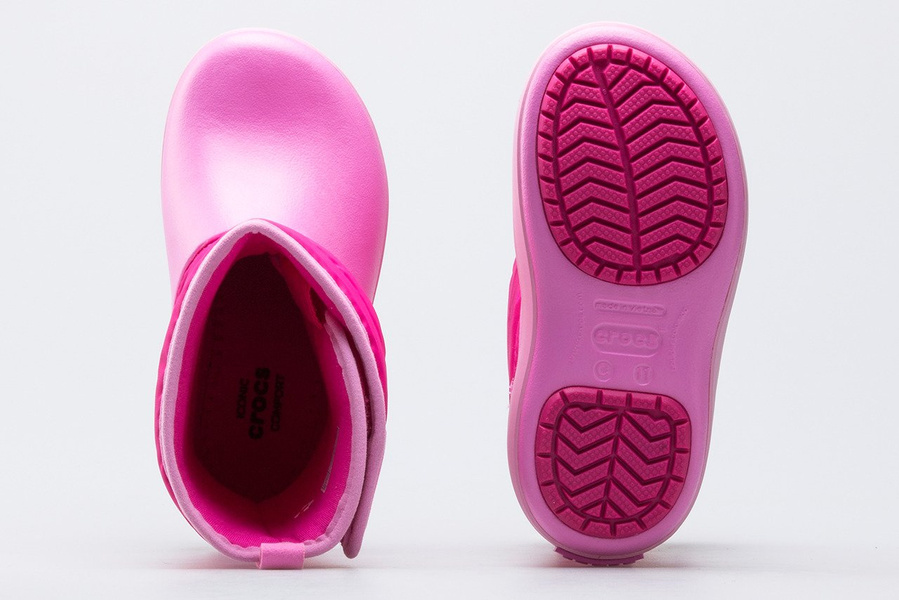 Śniegowce dziecięce Crocs Crocband Lodgepoint 204660-6LR