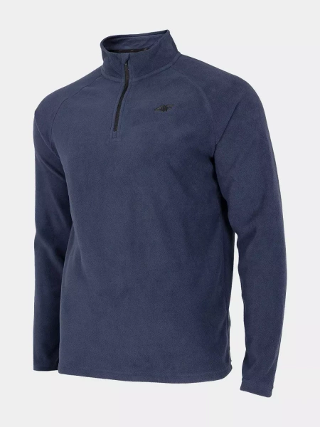 Bluza męska z kapturem rozpinana polarowa 4F H4Z22-BIMP010-30S
