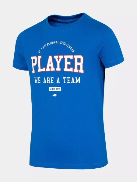 Koszulka dziecięca 4F HJZ22-JTSM007-36S