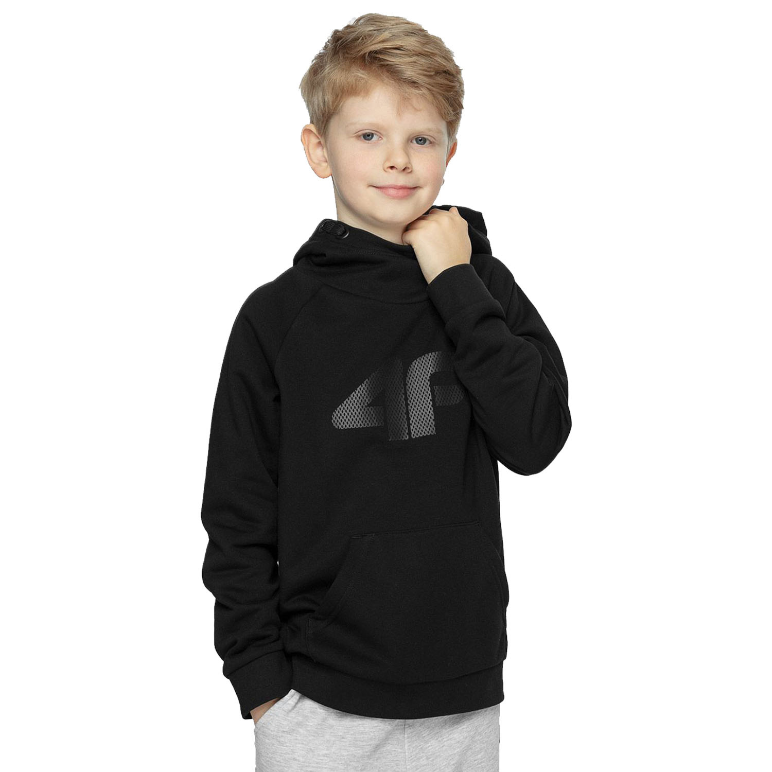Bluza dziecięca z kapturem 4F HJZ21-JBLM001A-20S