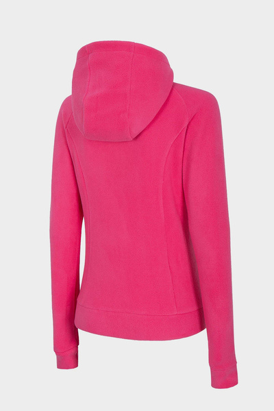 Bluza damska z kapturem rozpinana polarowa 4F NOSH4-PLD002-55S