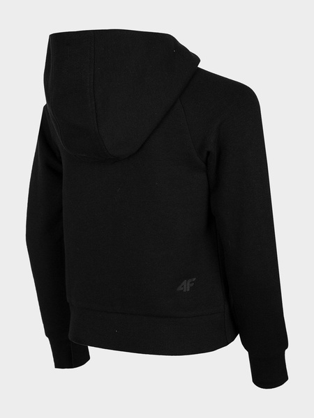 Bluza dziecięca z kapturem rozpinana 4F JUNIOR HJL22-JBLM005-20S