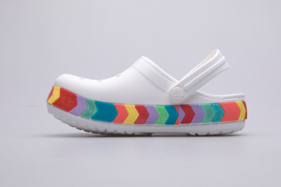 Chodaki CROCS CROCBAND CHEVRON KIDS 207007-100