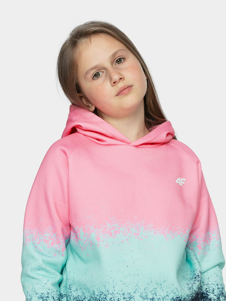 Bluza dziecięca z kapturem 4F HJZ21-JBLD003-90S