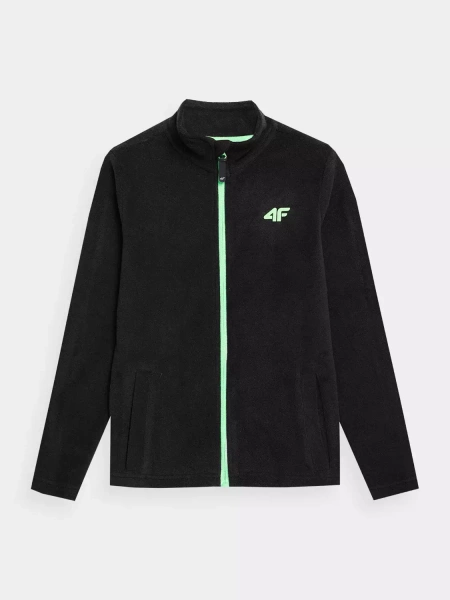 Bluza dziecięca rozpinana polarowa 4F 4FJSS23TFLEM062-20S