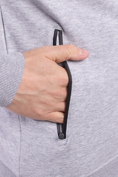 Bluza męska z kapturem rozpinana 4F H4L20-BLM003-27M