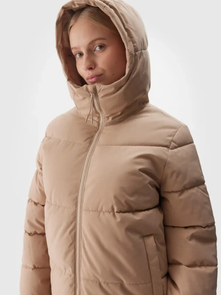 Kurtka damska zimowa puchowa 4F  4FWAW24TDJAF473-83S