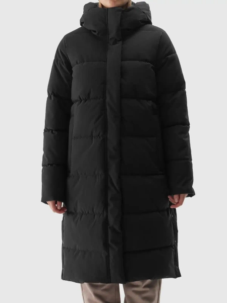 Kurtka damska zimowa puchowa długa 4F 4FWAW24TDJAF476-20S