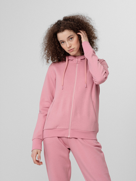Bluza damska z kapturem rozpinana 4F H4L22-BLD353-56S