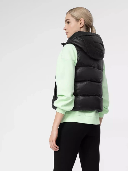 Kurtka damska puchowa bezrękawnik 4F 4FSS23TDJAF092-20S