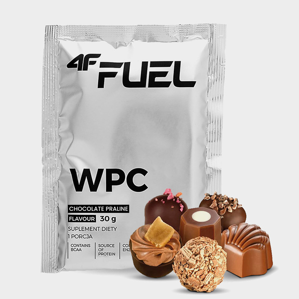 Koncentrat białka serwatkowego 4F FUEL-WPC102 praliny - 30g