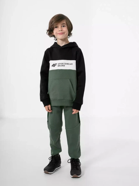 Bluza dziecięca z kapturem 4F HJZ22-JBLM003-46S