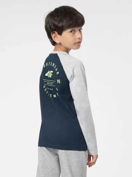 Koszulka dziecięca 4F 4FJSS23TLONM058-31S