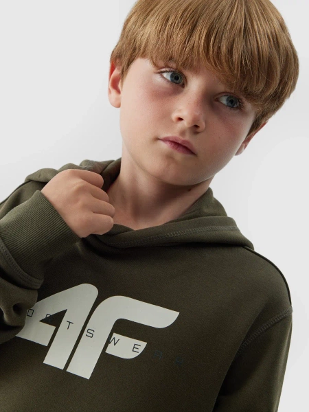 Bluza dziecięca z kapturem 4F 4FJAW23TSWSM628-43S