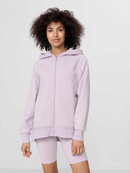 Bluza damska z kapturem rozpinana 4F H4L22-BLD024-52S