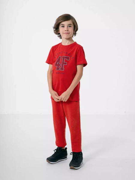 Koszulka dziecięca 4F HJZ22-JTSM008-62S