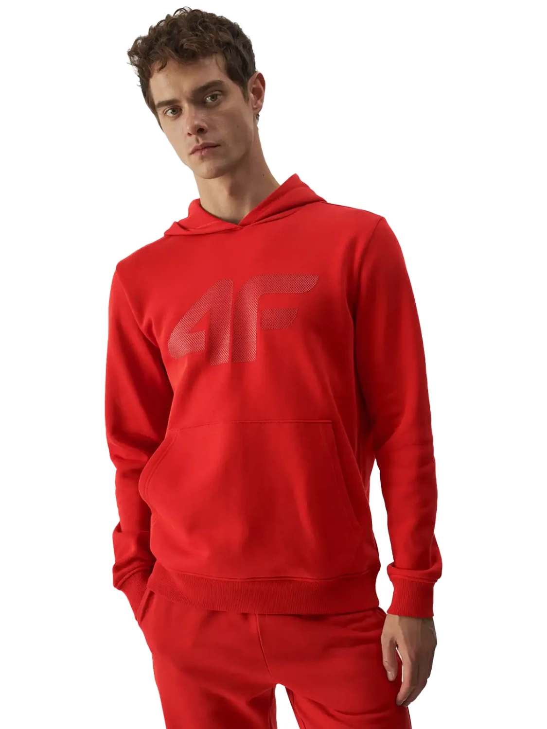 Bluza męska z kapturem 4F 4FWMM00TSWSM1464-70S