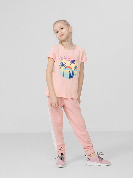 Koszulka dziecięca 4F JUNIOR HJL22-JTSD008-56S