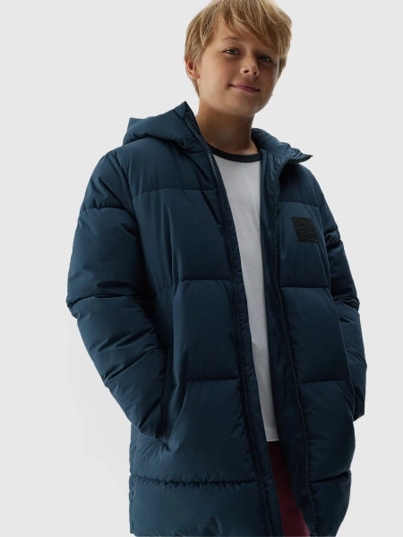 Kurtka dziecięca zimowa puchowa 4F 4FJAW23TDJAM275-31S