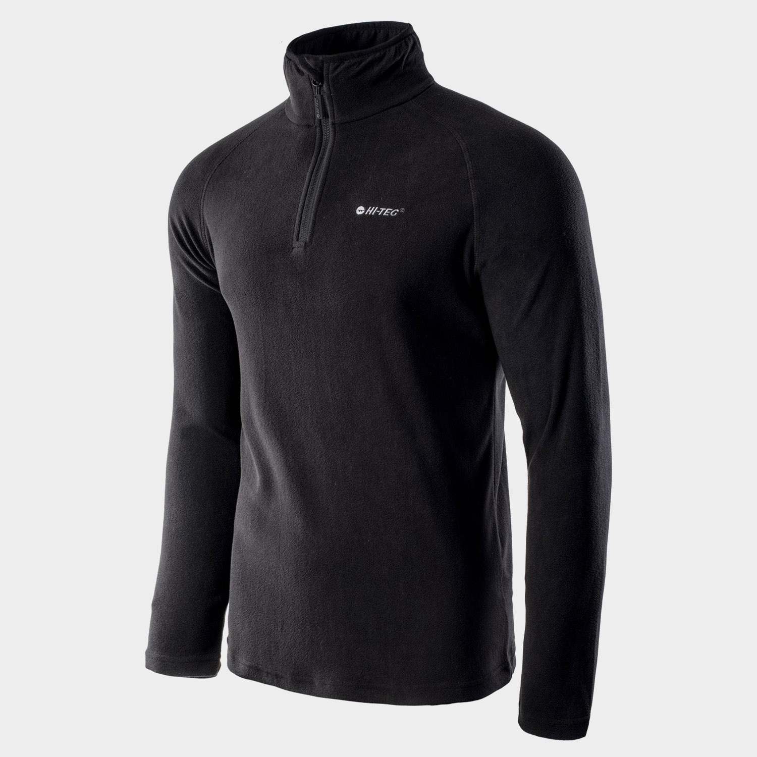 Bluza męska rozpinana polarowa HI-TEC DENTON BLACK
