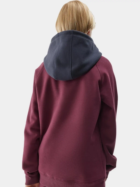 Bluza dziecięca z kapturem 4F 4FJAW23TSWSM651-60S