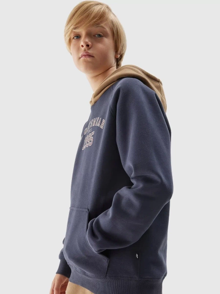 Bluza dziecięca z kapturem 4F 4FJAW23TSWSM651-31S