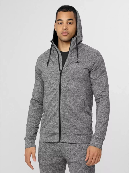 Bluza męska z kapturem rozpinana 4F H4Z22-BLMF350-27M