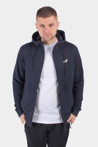 Bluza męska z kapturem rozpinana 4F NOSH4-BLM004-31S