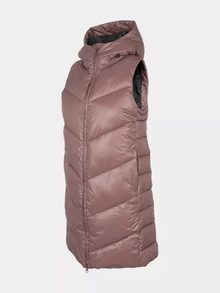 Kurtka damska puchowa bezrękawnik 4F H4Z22-KUDP006-64S