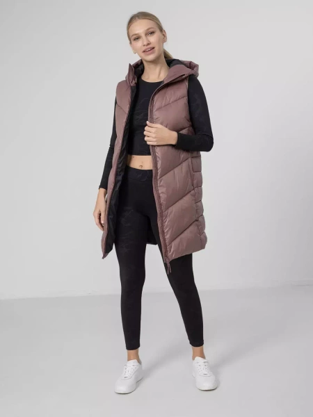 Kurtka damska puchowa bezrękawnik 4F H4Z22-KUDP006-64S