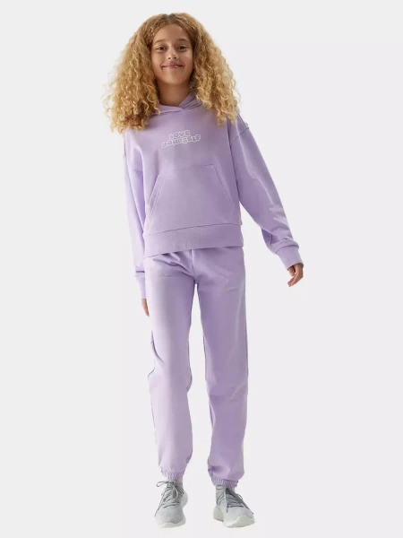 Spodnie dresowe dziecięce 4F 4FJAW23TTROF426-52S 