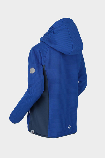 Bluza dziecięca z kapturem rozpinana polarowa REGATTA JENNING RKA297-UQ2