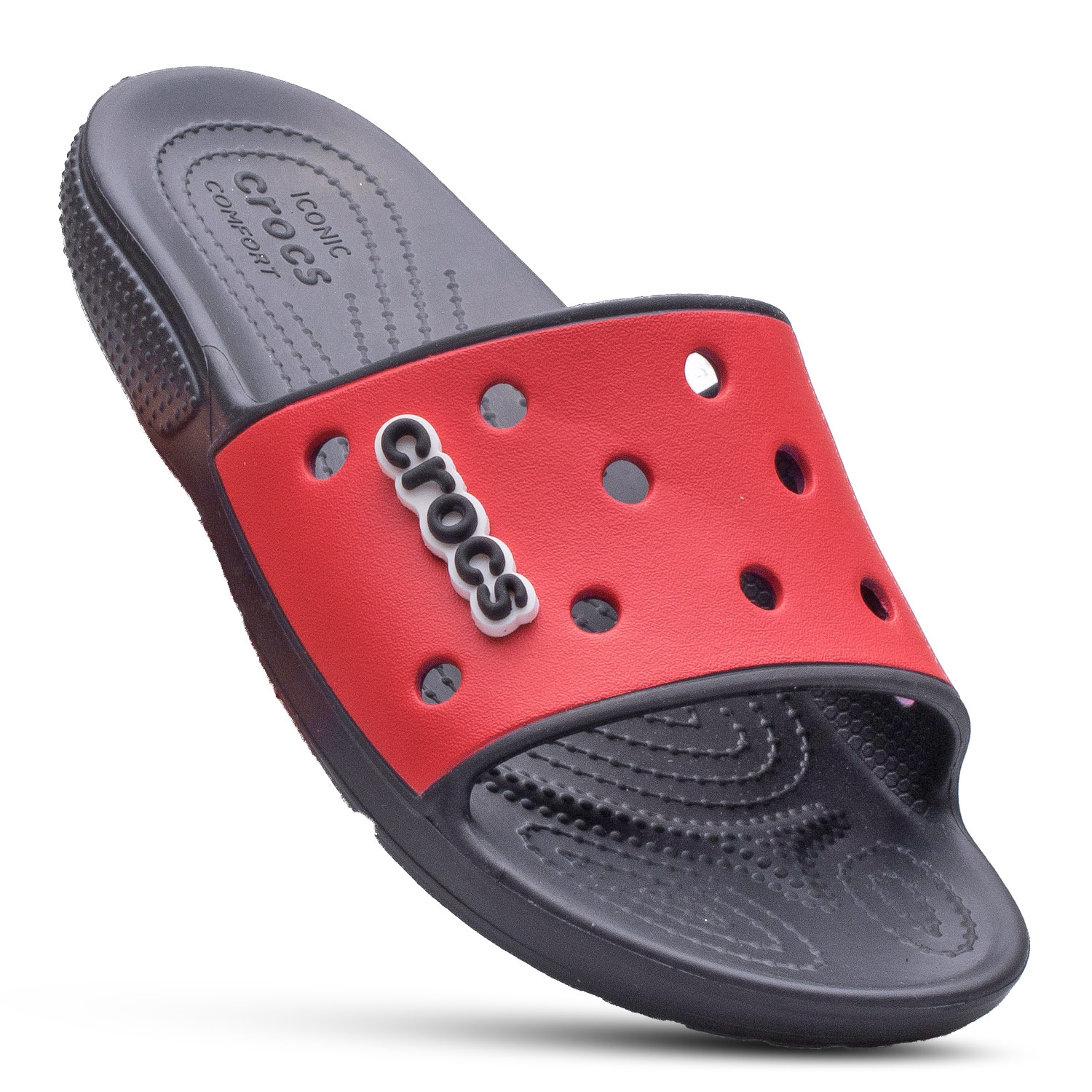 Klapki CROCS CLASSIC COLORBLOCK SLIDE 206882-0X9
