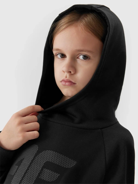 Bluza dziecięca z kapturem 4F 4FJAW23TSWSM626-20S