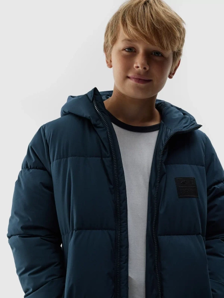 Kurtka dziecięca zimowa puchowa 4F 4FJAW23TDJAM275-31S